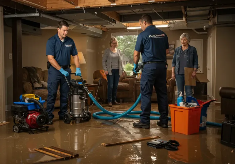 Basement Water Extraction and Removal Techniques process in Rossville, IN