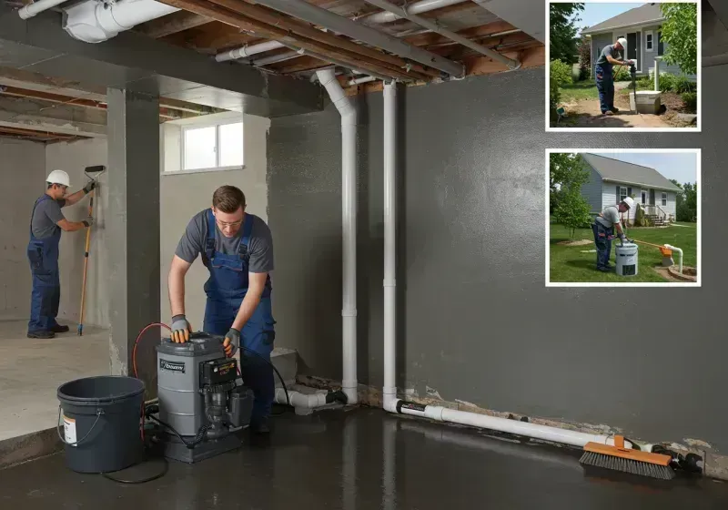 Basement Waterproofing and Flood Prevention process in Rossville, IN